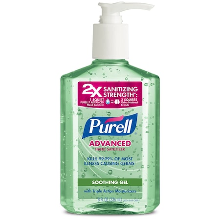 Purell Purell Aloe Scent Gel Advanced Hand Sanitizer 8 oz 3016-12-CMR